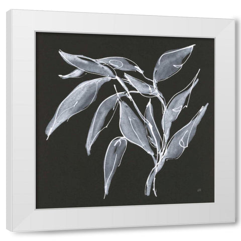 Branch II White Modern Wood Framed Art Print by Paschke, Chris