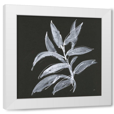 Branch IV White Modern Wood Framed Art Print by Paschke, Chris