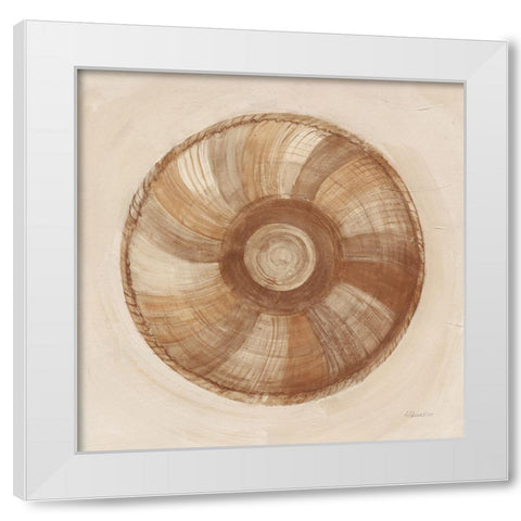 Light Woven Beauty II White Modern Wood Framed Art Print by Hristova, Albena