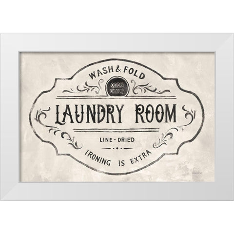 Laundry Day VIII Neutral White Modern Wood Framed Art Print by Nai, Danhui