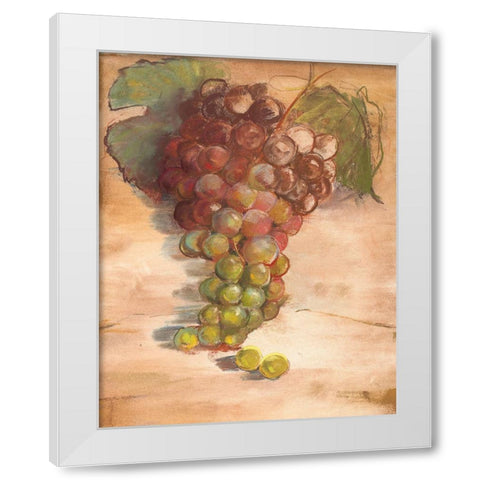 Grape Harvest II No Label White Modern Wood Framed Art Print by Rowan, Carol