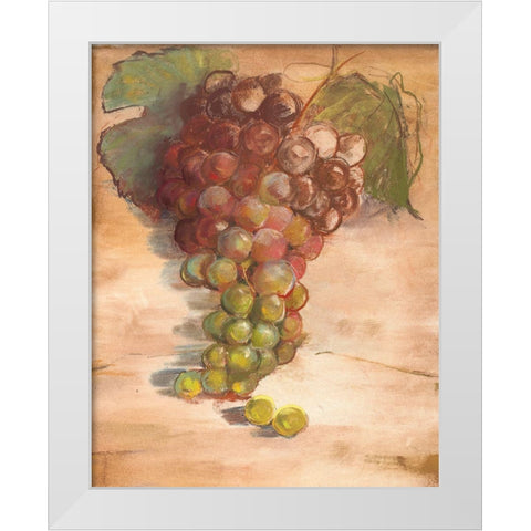 Grape Harvest II No Label White Modern Wood Framed Art Print by Rowan, Carol