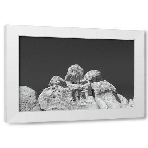 City of Rocks Formation White Modern Wood Framed Art Print by Larson, Nathan