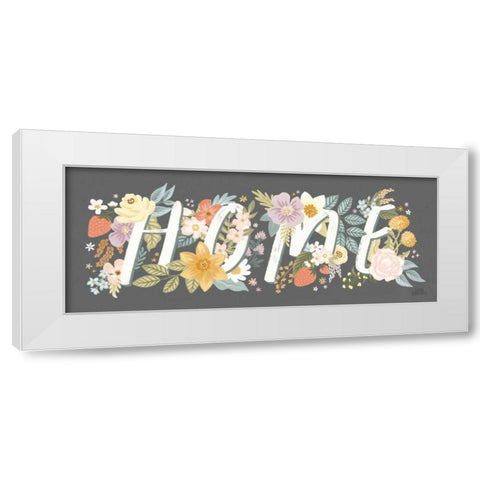 Spring Garden VIII White Modern Wood Framed Art Print by Marshall, Laura