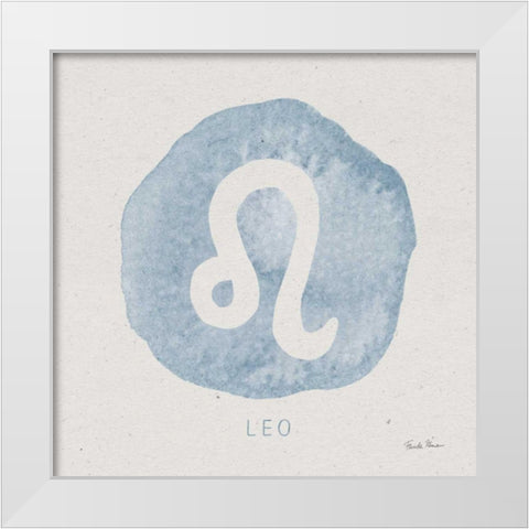Mystic Zodiac V White Modern Wood Framed Art Print by Zaman, Farida
