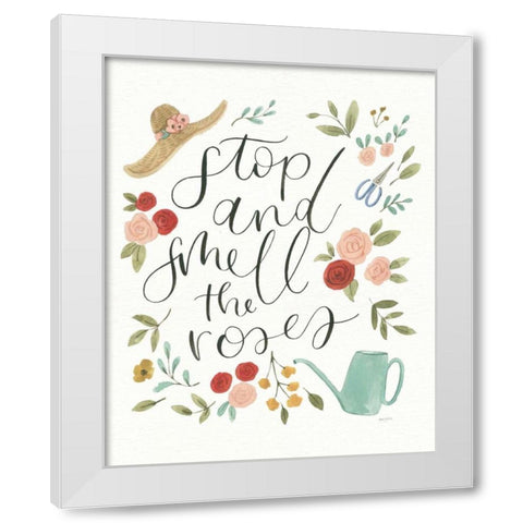 Life in Full Bloom I White Modern Wood Framed Art Print by Jackson, Jenaya