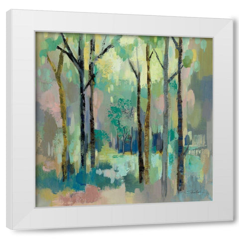 Romantic Forest White Modern Wood Framed Art Print by Vassileva, Silvia