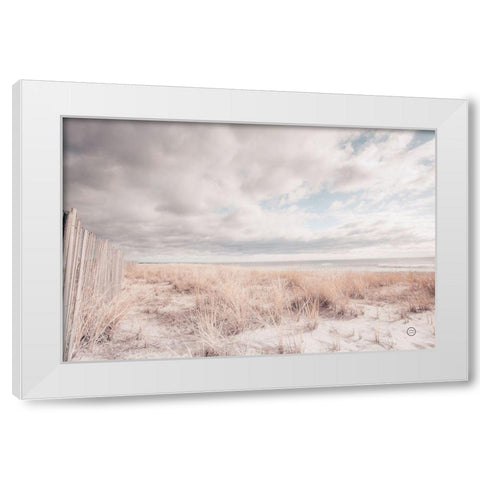 Atlantic Coast Afternoon Soft White Modern Wood Framed Art Print by Larson, Nathan