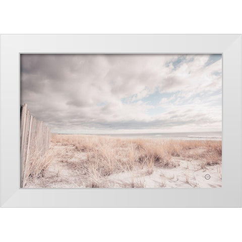 Atlantic Coast Afternoon Soft White Modern Wood Framed Art Print by Larson, Nathan