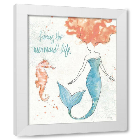 Sea Sirens II White Modern Wood Framed Art Print by Tavoletti, Anne