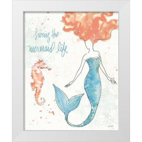 Sea Sirens II White Modern Wood Framed Art Print by Tavoletti, Anne