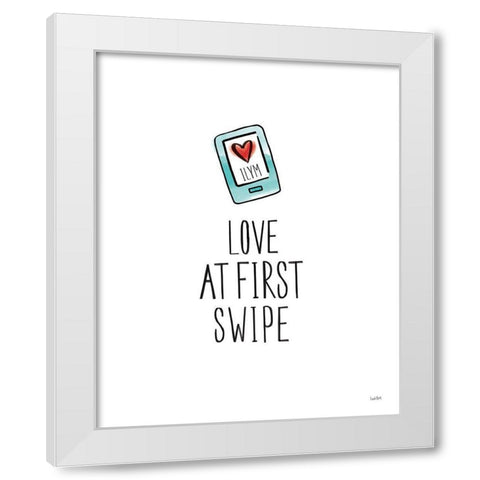 Valentines XI White Modern Wood Framed Art Print by York, Leah