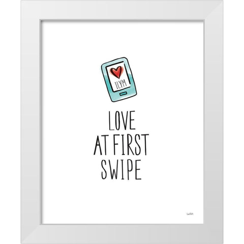 Valentines XI White Modern Wood Framed Art Print by York, Leah