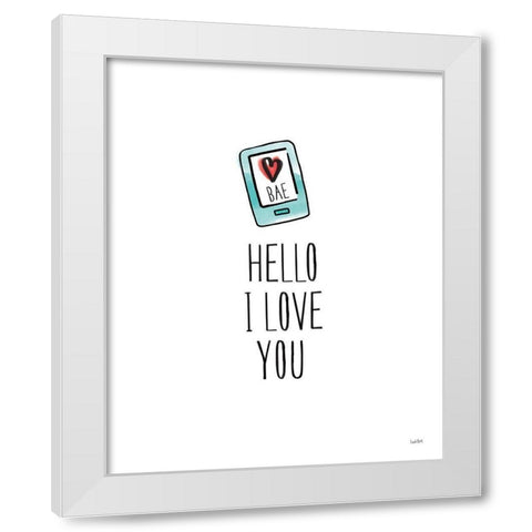 Valentines XI BAE White Modern Wood Framed Art Print by York, Leah