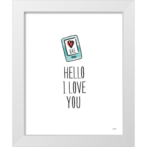 Valentines XI BAE White Modern Wood Framed Art Print by York, Leah