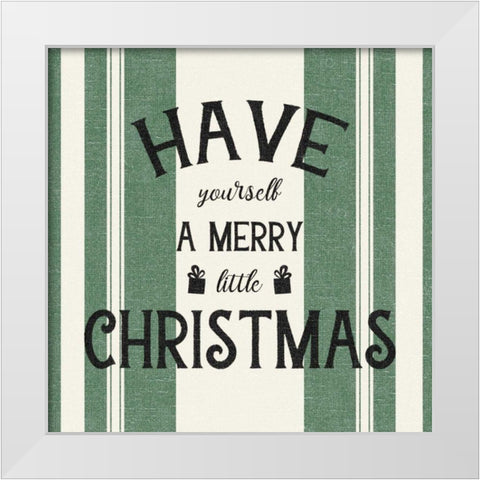 Heartland Holiday II White Modern Wood Framed Art Print by Wild Apple Portfolio