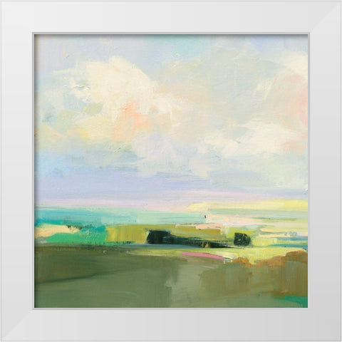 Summer Sky IV White Modern Wood Framed Art Print by Purinton, Julia