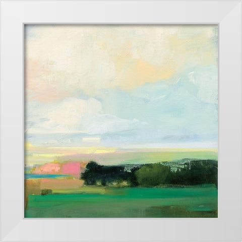 Summer Sky V White Modern Wood Framed Art Print by Purinton, Julia