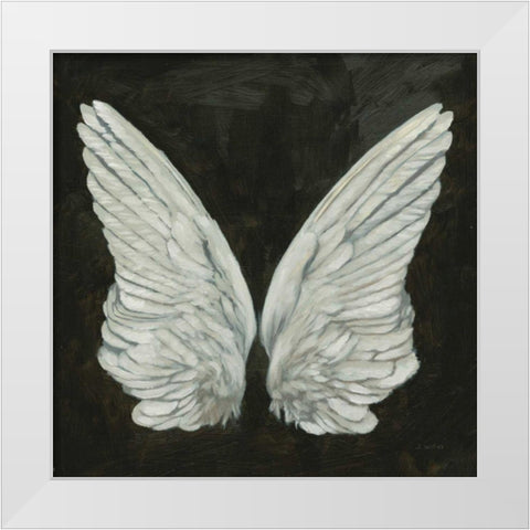 Wings I White Modern Wood Framed Art Print by Wiens, James