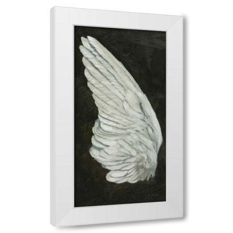 Wings II White Modern Wood Framed Art Print by Wiens, James