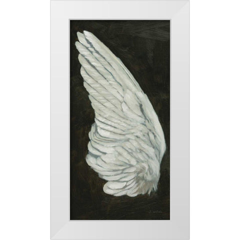 Wings II White Modern Wood Framed Art Print by Wiens, James