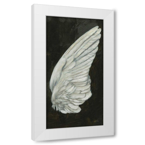 Wings III White Modern Wood Framed Art Print by Wiens, James