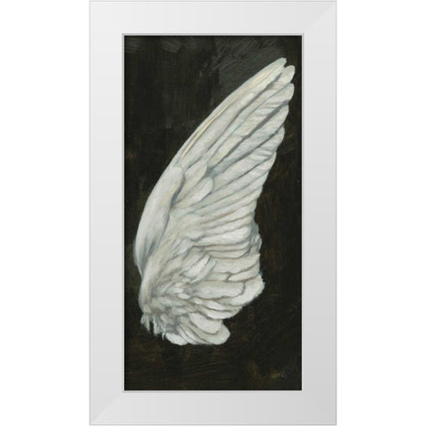 Wings III White Modern Wood Framed Art Print by Wiens, James