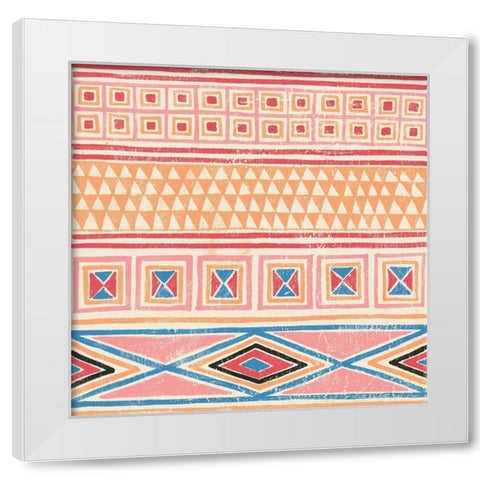 Kuba II Colorful White Modern Wood Framed Art Print by Lovell, Kathrine