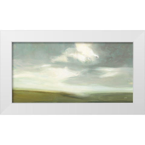 Moorland White Modern Wood Framed Art Print by Purinton, Julia