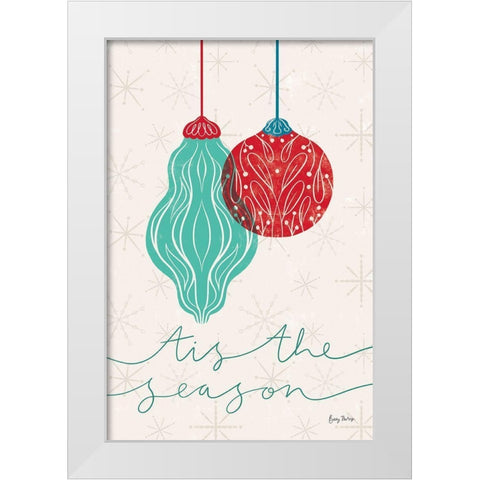 Retro Ornaments VII White Modern Wood Framed Art Print by Thorns, Becky