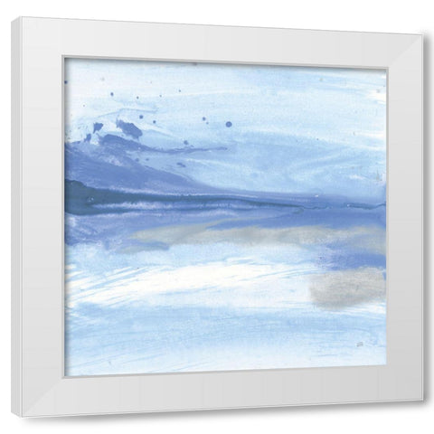 Reactions I White Modern Wood Framed Art Print by Paschke, Chris