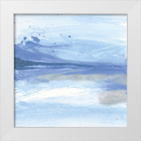 Reactions I White Modern Wood Framed Art Print by Paschke, Chris