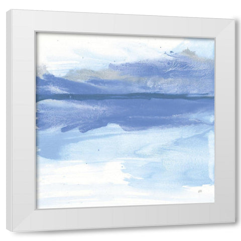 Reactions III White Modern Wood Framed Art Print by Paschke, Chris