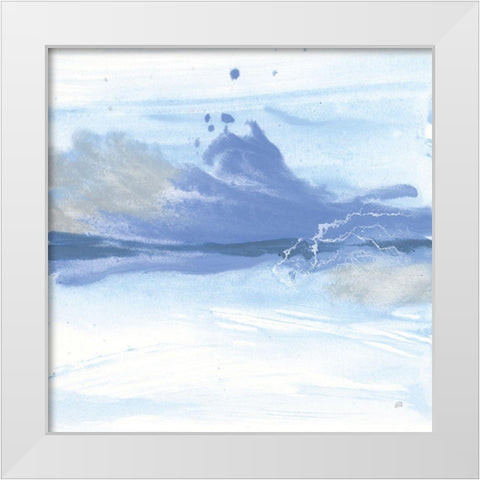 Reactions IV White Modern Wood Framed Art Print by Paschke, Chris