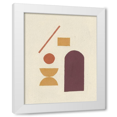 Leftovers I White Modern Wood Framed Art Print by Hershey, Moira