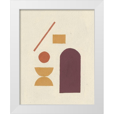 Leftovers I White Modern Wood Framed Art Print by Hershey, Moira