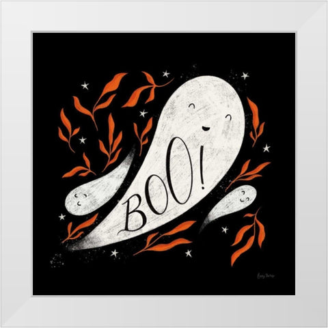 Cute Halloween III White Modern Wood Framed Art Print by Thorns, Becky