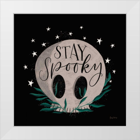 Cute Halloween IV White Modern Wood Framed Art Print by Thorns, Becky