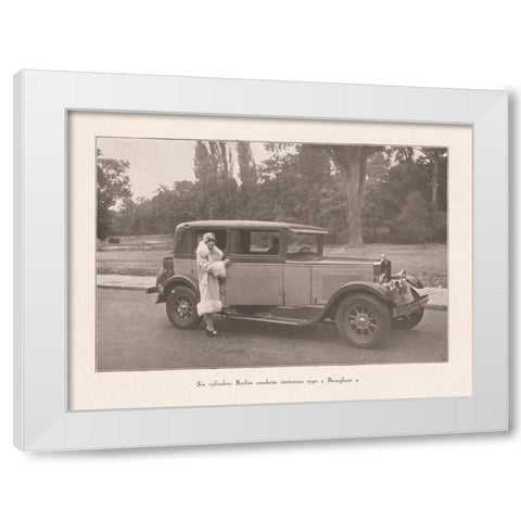 French Country Drive I White Modern Wood Framed Art Print by Wild Apple Portfolio