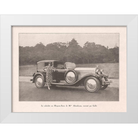 French Country Drive III White Modern Wood Framed Art Print by Wild Apple Portfolio