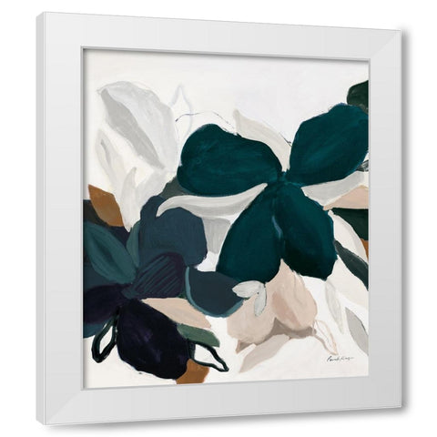Botanical Flow Neutral White Modern Wood Framed Art Print by Munger, Pamela