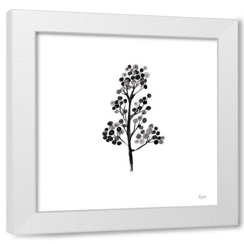 Botticelli Plant IV Black White Modern Wood Framed Art Print by Rice, Kristy