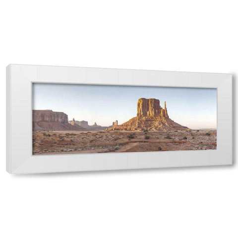 Scenic Landscape V White Modern Wood Framed Art Print by Eichman, Andre