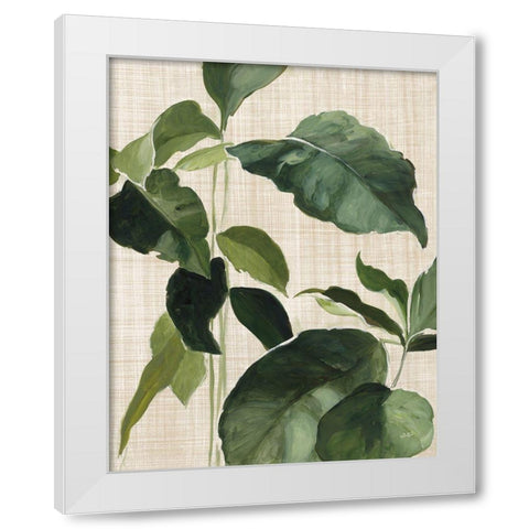 Tropical Study II Linen White Modern Wood Framed Art Print by Purinton, Julia