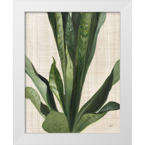 Tropical Study III Linen White Modern Wood Framed Art Print by Purinton, Julia
