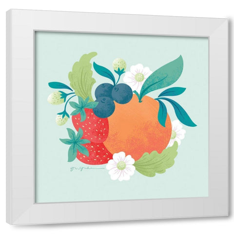 Market Fresh II White Modern Wood Framed Art Print by Graham, Gia