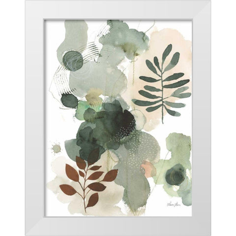 Sage Bliss I White Modern Wood Framed Art Print by Horn, Laura