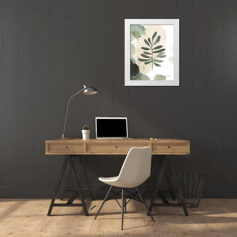 Sage Bliss III White Modern Wood Framed Art Print by Horn, Laura