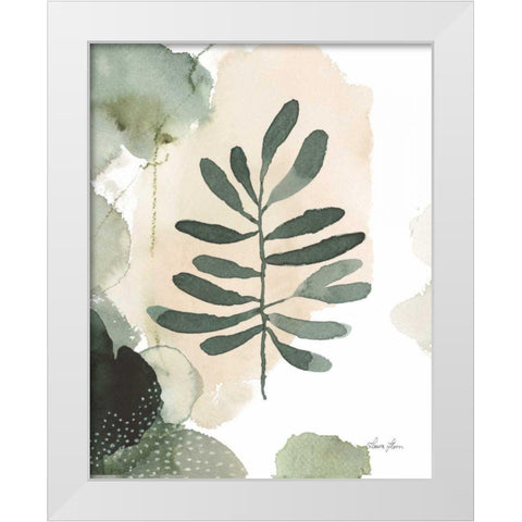 Sage Bliss III White Modern Wood Framed Art Print by Horn, Laura