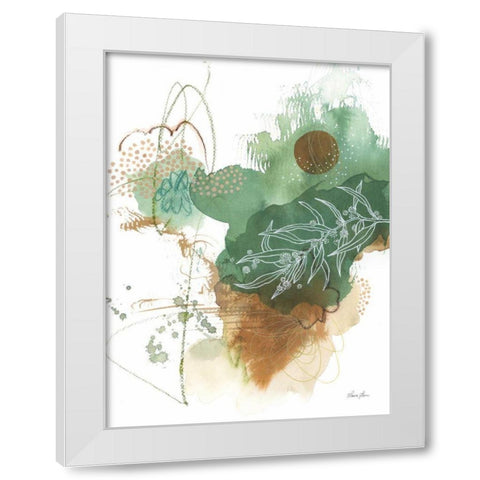 Nature Abstract II White Modern Wood Framed Art Print by Horn, Laura